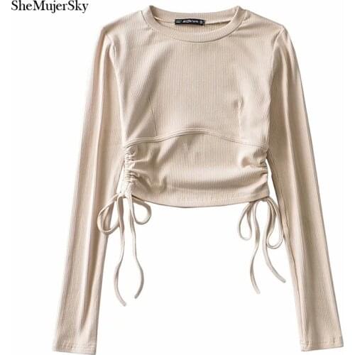 Трикотажные блузки SHEMUJERSKY China At AliExpress