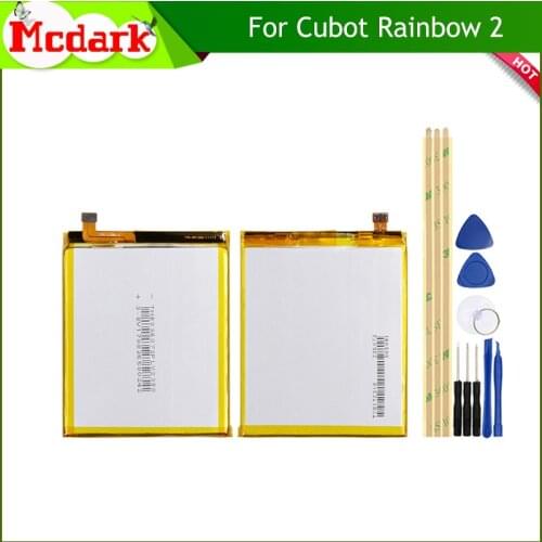 Mcdark For Cubot Rainbow 2 Battery Replacement High Quality Large Capacity 2350mAh Bateria For Cubot Rainbow 2 Phone+Tools