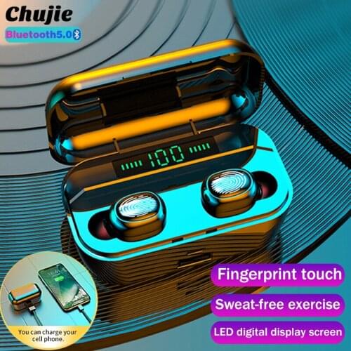 G6S TWS Wireless Bluetooth Headphones Stereo LED Digital Display Earphones Music Earbuds For Iphone Huawei Xiaomi Sports Headset