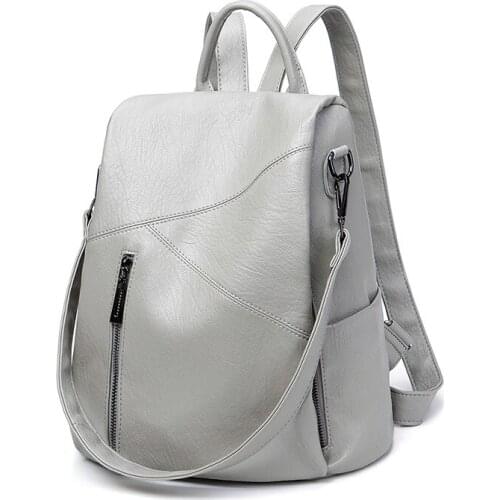 Women Backpacks Vintage Female Shoulder Bag Soft Leather Backpack Ladies Travel Back Pack Luxury Bags for Girls Mochila