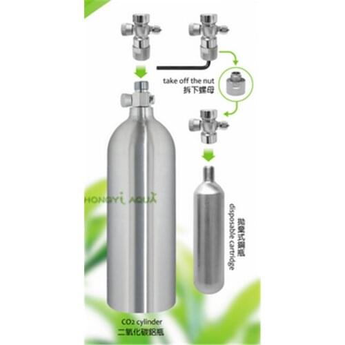 1 piece aluminum alloy CO2 omnibus regulator omnidirectional simple table multifunction connection CO2 cylider YABOA-168-S/G/B/R