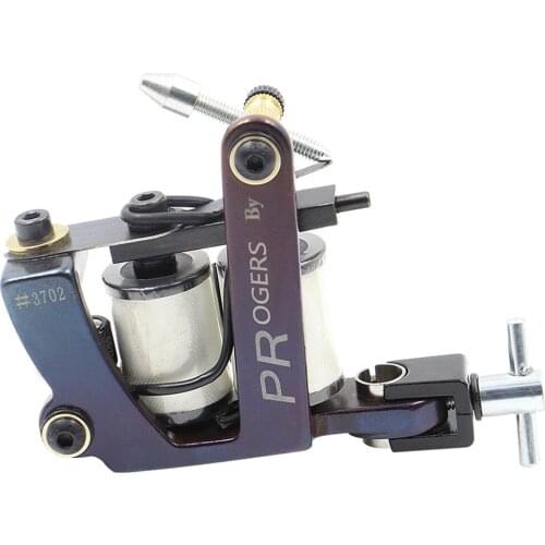 High Quality 10 Warps Iron Coils Handmade Tattoo Machine Guns for Liner and Shader Tattoo Machine Supplies Free Shipping