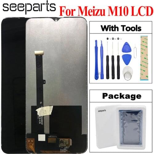 6.5" Tested For Meizu M10 LCD Touch Screen Display Digitizer replacement Parts LCD For Meizu M10 Display