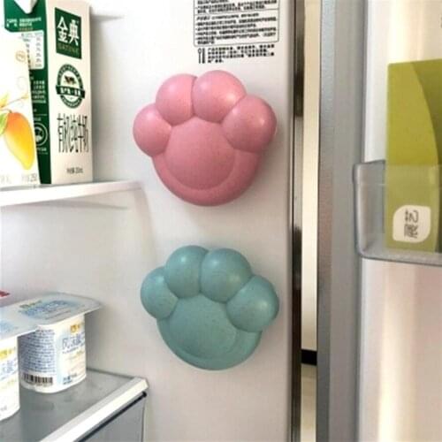 1PC For Pet Area Dog Cat Bed Car Air Purifying Box Bear Palm Shaped Cat Claw Shaped Sucker Activated Carbon Deodorizer Box 120gA