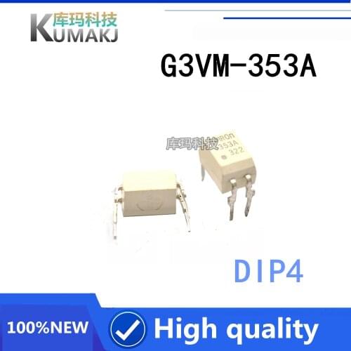 10PCS/LOT 100%Original New G3VM-353A G3VM 353A DIP4 Solid state relay optical coupling