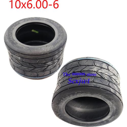 10x6.00-6 10 inch widened vacuum tyres 10*6.00-6 for small Harley motorcycle Electric scooter tubeless tires Accessories