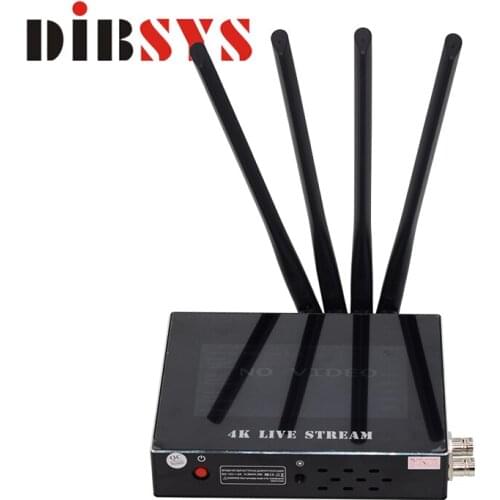 4K h264 h265 3*4g sim card bonding 4G WIFI encoder iptv hd sdi to ip converter