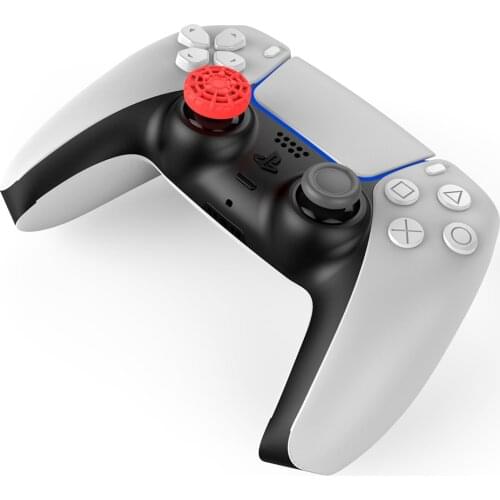 8 In 1 For PlayStation 4 ps5 Controller Handle Heightened Thumb Grip Stick Joystick Extender Silicone Cap High-Rise Case