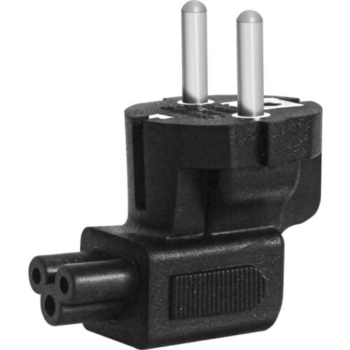 EU Power Cable plug adapter EU PLug to IEC320 C5 Clover Leaf adapter plug CEE 7/16 to C5 CEE 7/7 EURO SCHUKO to -IEC5