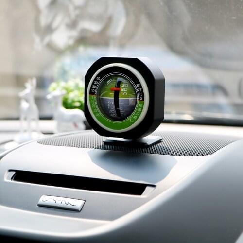 Auto Slope Meter Level High-precision Built-in LED Car Vehicle Declinometer Gradient Inclinometer Angle Car Compass