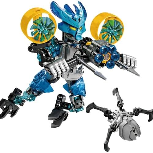 BIONICLE Protector Of Water Action Figures Building Block Toys Set For Kids Boy Gift Compatible Major Brand 70780 64pcs/Set