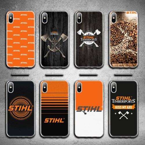 Stihl Timbersports Phone Case for iphone 12 pro max mini 11 pro XS MAX 8 7 6 6S Plus X 5S SE 2020 XR cover