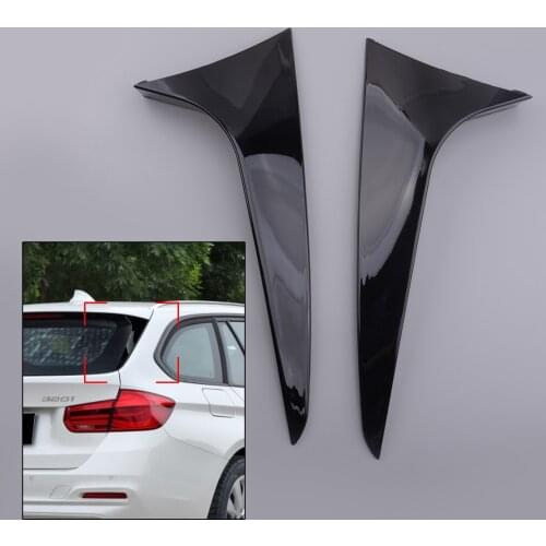 ABS Glossy Black Rear Window Side Spoiler Splitter Fit for BMW 3 Series F31 Touring Wagon 2012 2013 2014 2015 2016 2017 2018