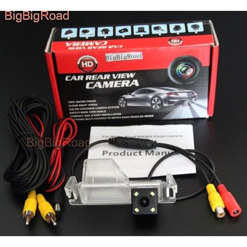 BigBigRoad Car Rear View Backup Parking CCD Camera Waterproof For Kia Soul For Hyundai Coupe S3 Tuscani Tiburon / HB20 HB20X