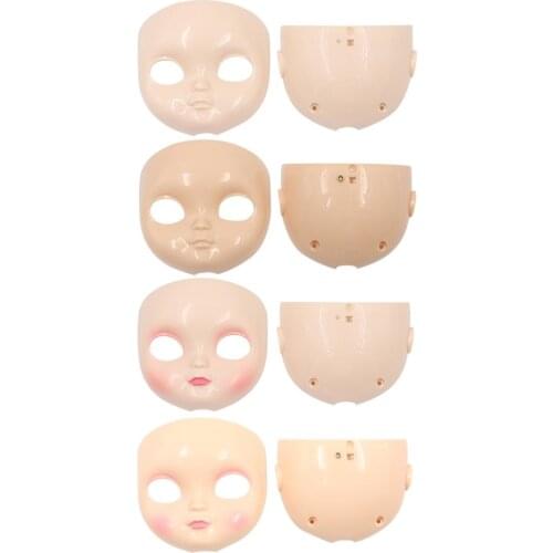 Icy dbs doll face faceplate, only for icy natural skin white skin shiny face