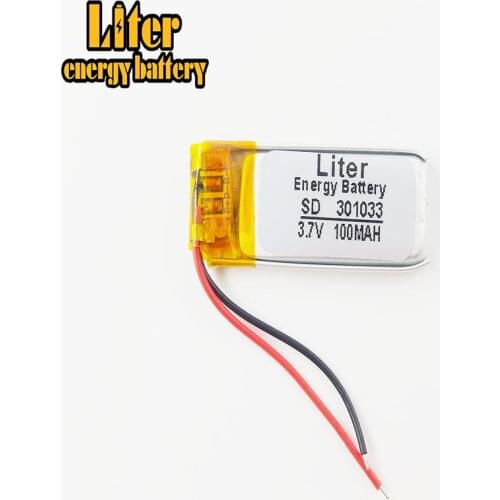 Best battery brand 3.7V 100mah polymer lithium battery 321033 301033 MP4 MP5 MP3 Bluetooth small toy recording pen