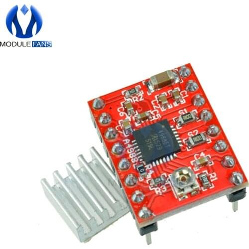 A4988 Motor Driver Module StepStick Stepper For Reprap Prus 3D Printer Intelligent Chopping Control Shorted Load Protection