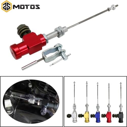 ZS MOTOS Brake Pump M10x1.25mm Motorcycle Hydraulic Clutch Master Cylinder Rod Brake Pump For Honda Yamaha Suzuki KTM Benelli