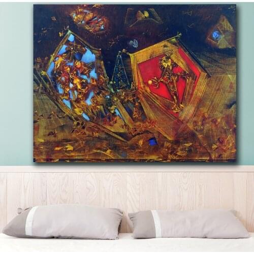 Wall Pictures For Living Room Abstract mark_rothko Mundus est Fabula Canvas Art Home Decor Modern No Frame Oil Painting