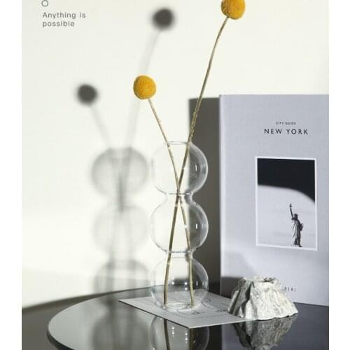 Nordic Design Plastic Vase European Decoration Home Flower Vase Flower Arrangement Hydroponic Tabletop Vase For Flower Decoratio