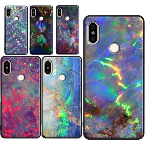 Opal Stone Iridescent For Xiaomi Mi Note 10 Lite A3 9T Case For POCO X3 For Redmi Note 9 Pro 8 7 8T 9S 9A 9C
