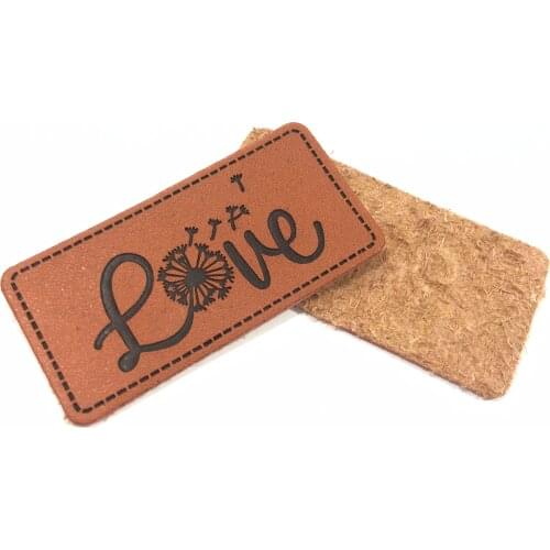 Wholesale Good Quality Name Logo Leather Hat Patches Label