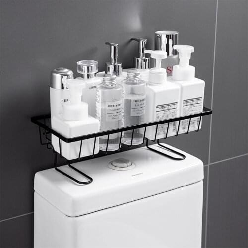 Bathroom Organizer Storage Rack Toilet Shelf Stand Cosmetic Shampoo Holder Makeup Organizer Wall Mounted Shower Caddy Shelves