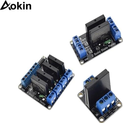 1 2 4 Channel 5V DC Relay Module Solid State Low Level Relay SSR AVR DSP for arduino Diy Kit