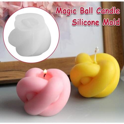 DIY Magic Ball Candle Silicone Mould Mousse Cake Mold New Aromatherapy Candle Wax Mould Soap Mold Cake Decorating
