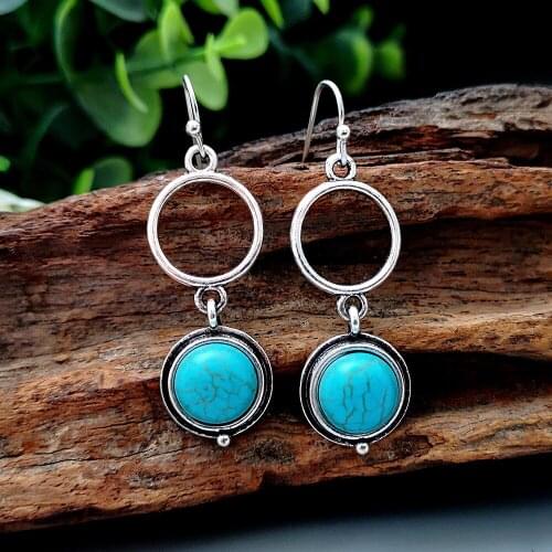 Thai Silver Amethyst Red Agate Earrings for Fashion Female Jewelry Bohemian Retro Longjing Turquoise Pendants Earrings