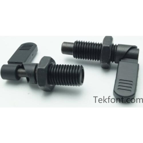 TF08002--M12x1.5x5 Black Oxided Steel Indexing plunger