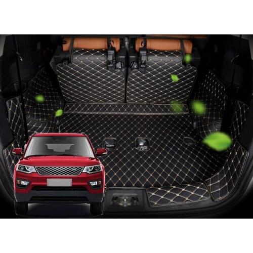 For chana cx70 cx70t fiber leather car trunk mat cargo boot luggage mat durable luxury 5d liner 2019 2020