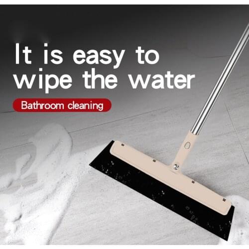 Long Handle Water Broom Rotatable Floor Cleaning Broom Glass Cleaning Artifact Household Cleaning Tool Bathroom Accessories