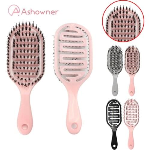 Hairbrush Women Hair Comb Scalp Massage Comb Salon Hairdressing Styling Tools Women Wet Curly Detangle Hair Brush