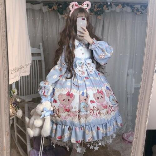 Women Dresses Lolita Princess Dress Women Vestido De Mujer Femme Robe