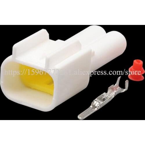 100SET DJ7022Y-2.3-11 auto male female cable connector terminal 2 pin connector Plugs socket wire CAR CABLE CONNECTOR
