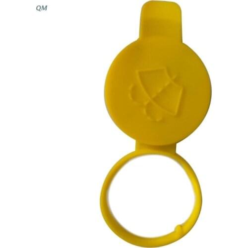 13MF Car Windshield Washer Bottle Yellow Nozzle Cap Cover/ Reservoir Cap Lid for Saab