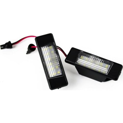 2PCS Car Trunk Number License Plate Light for Nissan Pathfinder R51 Versa Nismo Infiniti Q50