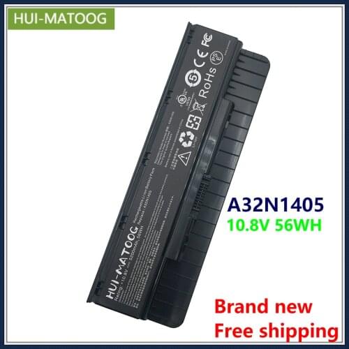 HUI-MATOOG A32N1405 Laptop battery For Asus N551M N771 G551 G58JK G771 G771JK G771JM G551JK G551JM Series 10.8V 4400mAh/5200mA