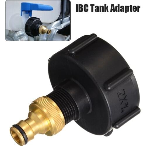 1Pc 80mm IBC Tank Adapter On Plug Shut-off Ball Valve Container Rainwater Tap Connector Storage