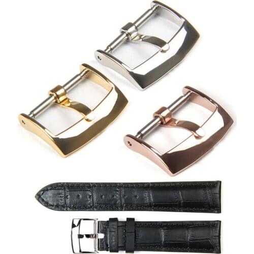 Stainless Steel Pin Buckle Watch Accessories 16mm 18mm 20mm Best For Rolex Watch Strap Daytona Green Water Ghost Yacht