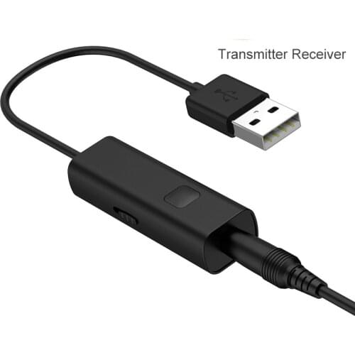 2 in 1 Bluetooth Transmitter Receiver Mini 3.5mm AUX Stereo Wireless Bluetooth Adapter For Car Music Bluetooth Transmitter TV