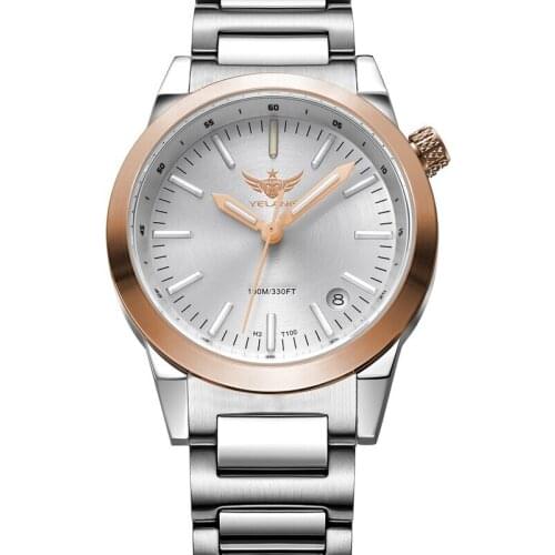 Yelang Ladies Tritium Watch Women Quartz Watches T100 Luminous Luxury 100M Waterproof Dress Wristwatch Sapphire Mirror Fashion