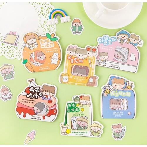 Flash Girl Series Decorative Funny cartoon Stationery Stickers Scrapbooking DIY Diary Album Stick Lable
