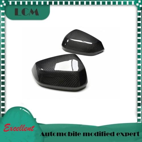2019 Up for Audi Q3 Q2 SQ2 Replacement Carbon Fiber Car Side Rearview Mirror Cover with/without Lane Assist