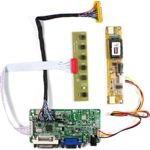 DVI VGA LCD Board Work for LVDS Interface LCD Screen B170PW02 V0 B170PW04 V0 B170PW07 V0 B170PW07 V1