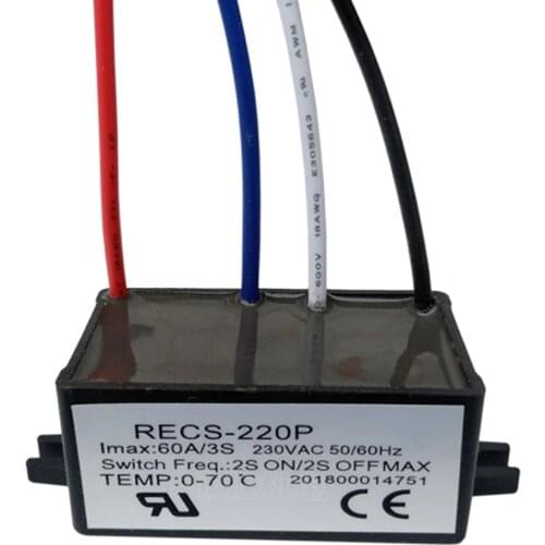 RECS-205P RECS-220P RECS-240P 30A 60A 120A 220V Electronic Centrifugal Switch Single-phase Motor Intelligent Starter