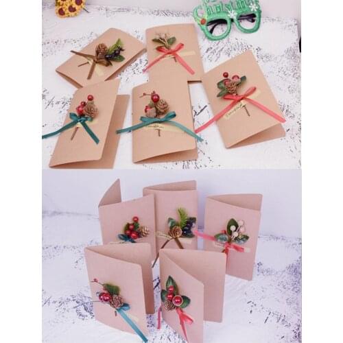 5 Pieces Artificial Dried Flowers Elegant Plastic For Albums