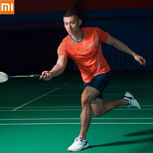 Youpin Mens badminton clothing Moisture absorption and quick drying Fitness Running Jogging Man mesh cooling sportswear