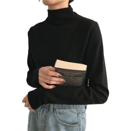 New high quality slim T SHIRT COTTON long sleep shirt women For Lady Long Sleeve Basic Tops Sweatshirt gothic Sweater plus size